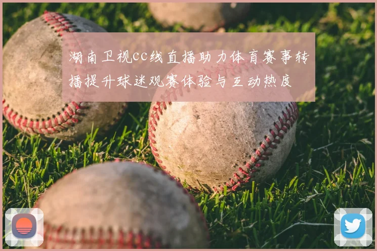 湖南卫视cc线直播助力体育赛事转播提升球迷观赛体验与互动热度